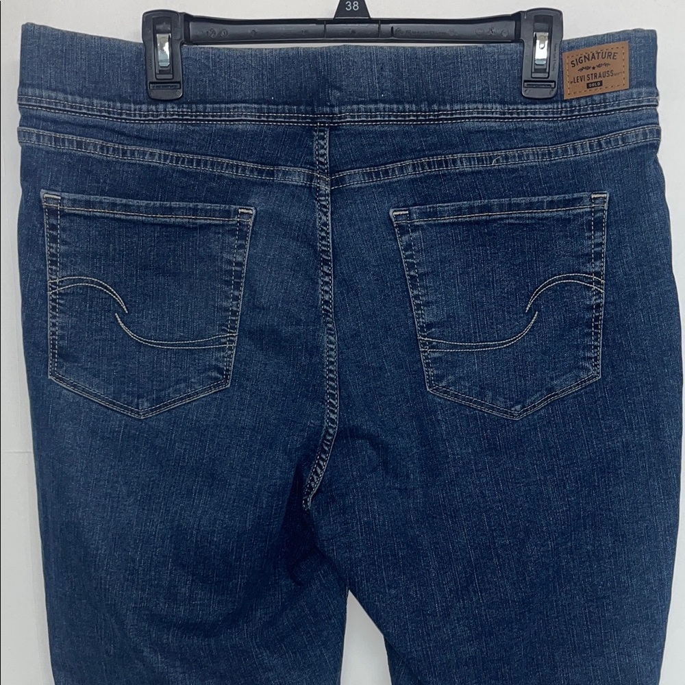 Levi Strauss Sz 18L Totally Shaping Pull-On Skinny Jeans #levis #classic #tall - Picture 6 of 9
